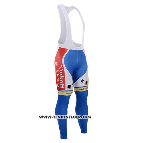 2015 Maillot Ciclismo Tinkoff Saxo Bank Champion Slovaquie Manches Longues et Cuissard